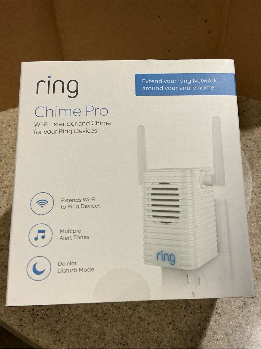 Ring Chime Pro Wi-Fi Extender and Indoor Chime NEW Sealed Box